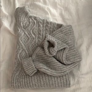Target cable knit sweater